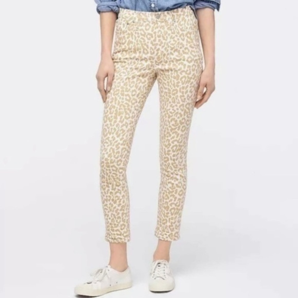 J. Crew 10” high rise toothpick ankle jeans 27